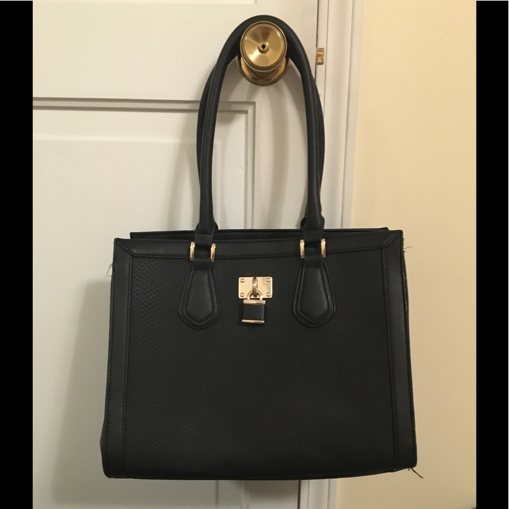 Big Girl Black Bag (non-leather/vegan friendly)